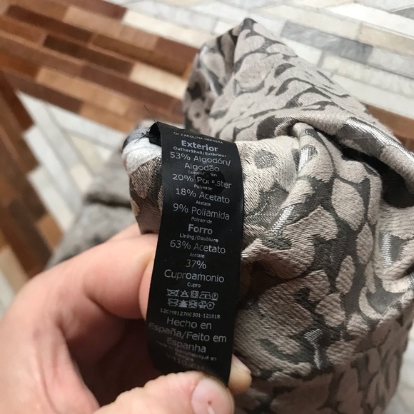 Carolina Herrera Metallic Leopard Fit & Flare - Picture 6 of 6